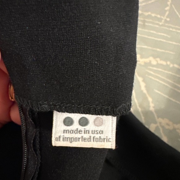 Three Dots Black‎ Tank bodycon Dress Layered Skirt Large Pre-owned - Picture 7 of 12